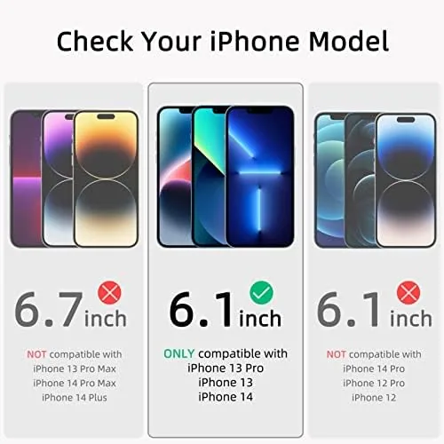 Close look at the ruwa Privacy Screen Protector for iPhone 13/13 Pro/14/16e [2-Pack][6.1 Inch] build quality