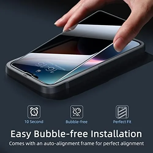 The ruwa Privacy Screen Protector for iPhone 13/13 Pro/14/16e [2-Pack][6.1 Inch] compared in context