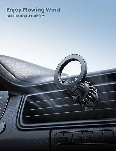 The mount removed from the vent showing the rubberized clip grip
