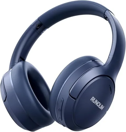 Overview of the RUNOLIM Active Noise Cancelling Headphones, Wireless Bluetooth Over Ear |