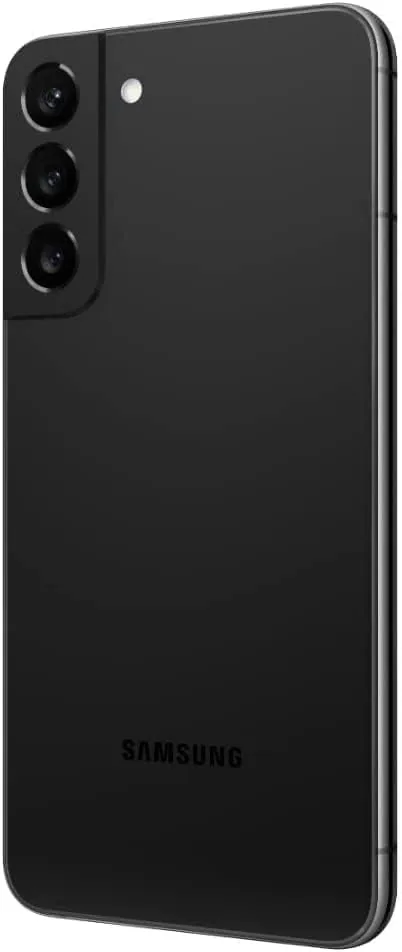 Detail shot of the Samsung Galaxy S22+ Plus 5G, US Version, 128GB, Black - AT&T (Renewed) features