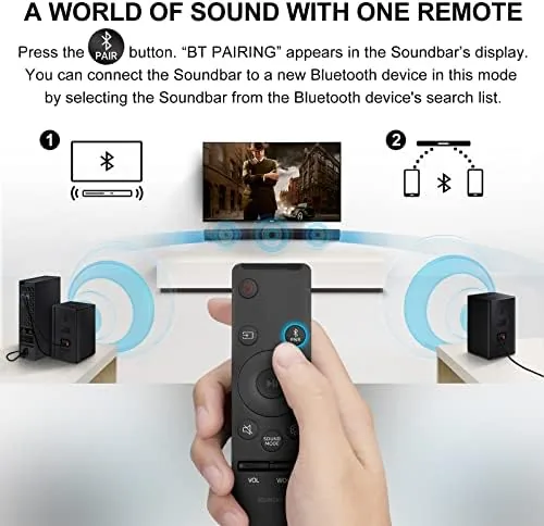 Another view of the for Samsung Soundbar Remote Home Theater Audio Surround System AH59-02767A