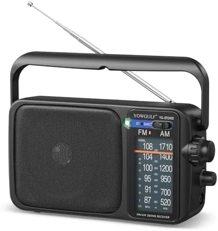 YOWGULF AM FM Radio Portable Battery Operated or AC Power Headphone Jack | Classic Review: Tested and Rated