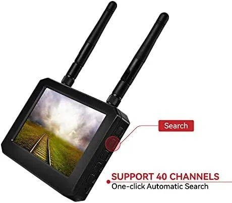 The FPV Monitor for FPV Camera- 5.8Ghz 4.3" FPV Display Screen in real use