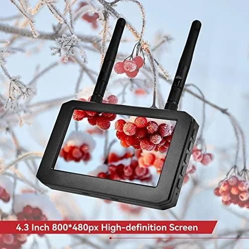 Another view of the FPV Monitor for FPV Camera- 5.8Ghz 4.3" FPV Display Screen