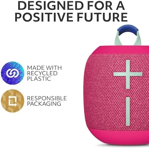The Ultimate Ears WONDERBOOM 4 Portable Waterproof Speaker - Pink | compared in context