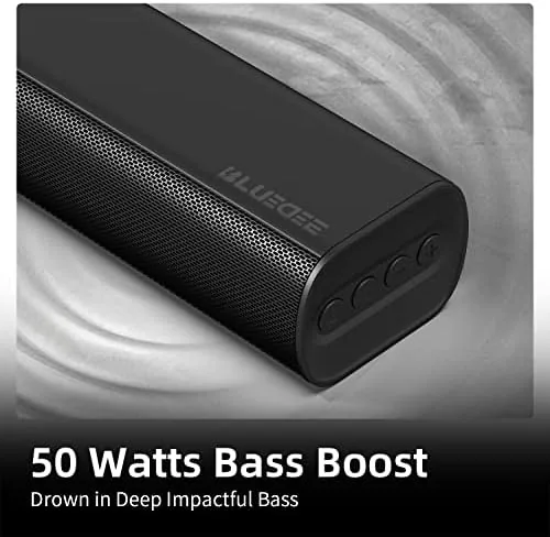 Close look at the Sound Bars for TV 16-inch, Cinematic TV Sound Bar with build quality