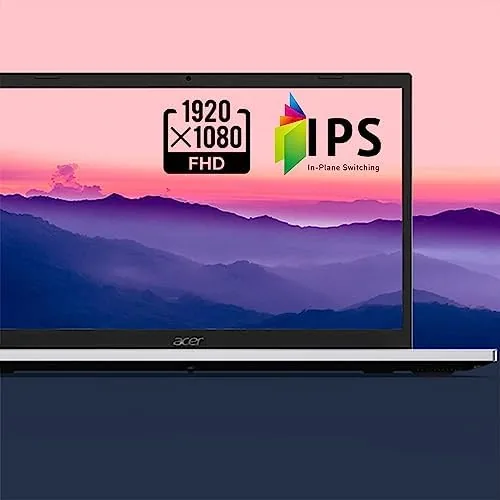 The Aspire 3 running a browser with multiple tabs and a document side by side