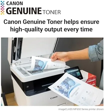 Close look at the Canon Genuine 067 Black Toner Cartridge High Capacity Compatible with build quality