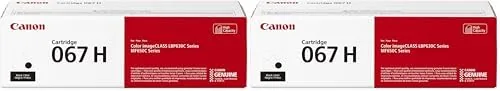 Testing the Canon Genuine 067 Black Toner Cartridge High Capacity Compatible with over two weeks