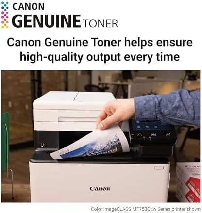 Close look at the Canon Genuine 069 Cyan Toner Cartridge Compatible with MF753Cdw, MF751Cdw, LBP674Cdw build quality