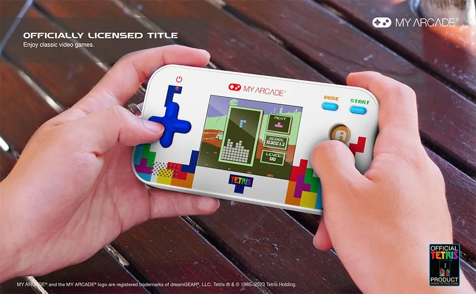 The Tetris Gamer V resting beside a coffee cup during a break