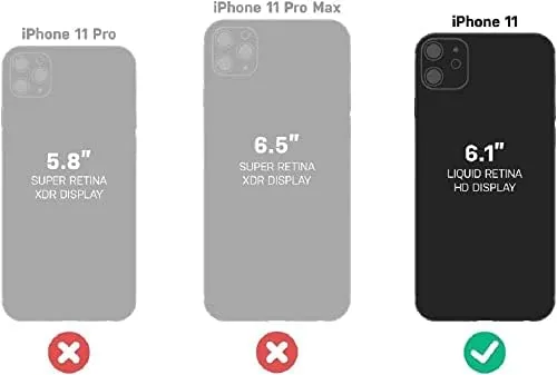 Close look at the OtterBox Commuter Series Case for iPhone 11 (Only) - Non-Retail build quality