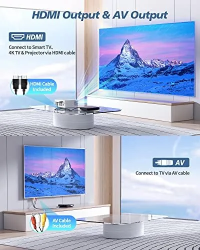 Close look at the DESOBRY Mini DVD Player for TV with HDMI, Region Free build quality
