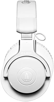 Close look at the Audio-Technica ATH-M20xBTWH Wireless Over-Ear Headphones with Mic, 60 Hour Battery build quality
