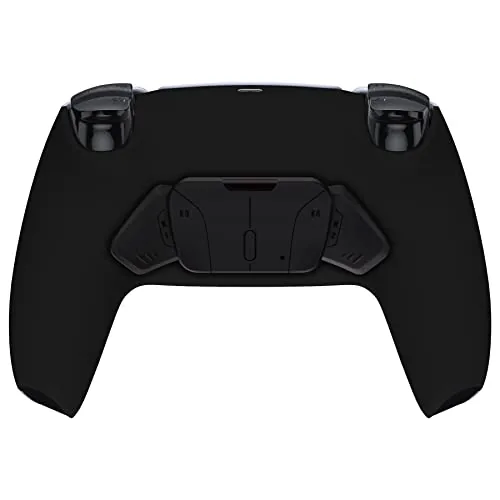 The modded controller beside a standard PS5 controller for comparison