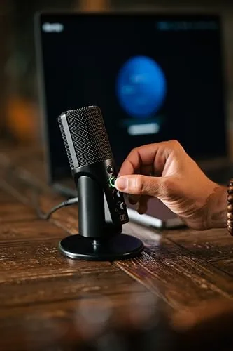 Another view of the SENNHEISER Professional Profile - USB Cardioid Condenser Microphone & Table