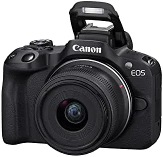 EOS R50 next to a Sony ZV-E10 and a Nikon Z30 for comparison