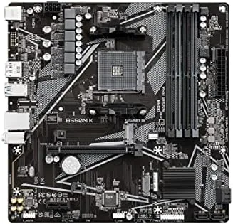 Builder installing a Ryzen processor into the B550M K socket
