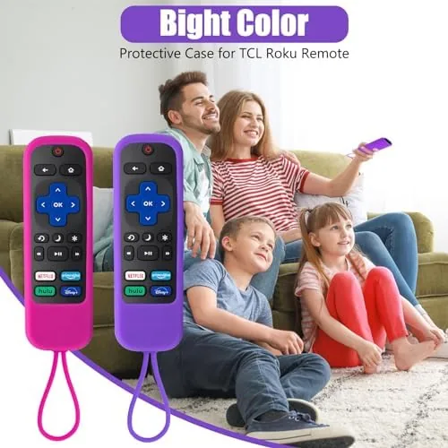 The 2 Pack Case for Roku Express/Streaming Stick/Premiere - Silicone Remote in real use