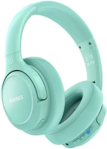 BERIBES Bluetooth Headphones Over Ear Wireless HiFi Stereo Headsets 65H 6EQ | Bluetooth 6.0,with Review: Tested and Rated