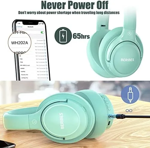 Testing the BERIBES Bluetooth Headphones Over Ear Wireless HiFi Stereo Headsets 65H over two weeks