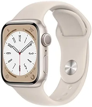 Apple Watch Series 8 [GPS, 41mm] - Starlight Aluminum Case with Starlight Sport Band Review: Tested and Rated