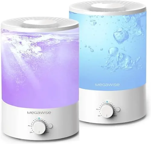 MEGAWISE 2 pack 3.5L Ultrasonic Cool Mist Humidifier - Top-Fill, Essential Oil Diffuser, Quiet Review: Tested and Rated