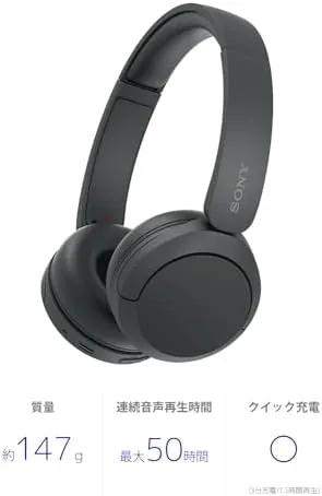 The WH-CH520 being worn during a work call at a desk