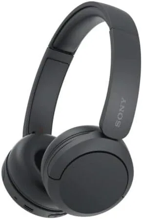 The WH-CH520 compared with a no name on-ear and an ANC over-ear headphone