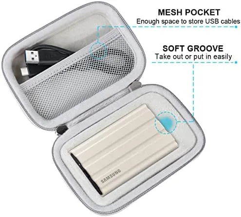 The Lacdo Hard Carrying Case for Samsung T7 Shield/Samsung T7 / in real use