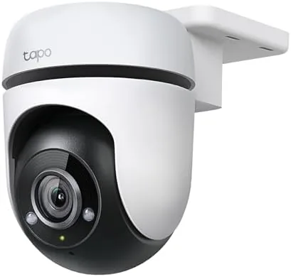 Overview of the Tapo 1080P Outdoor Wired Pan/Tilt Security Wi-Fi Camera, 360° View