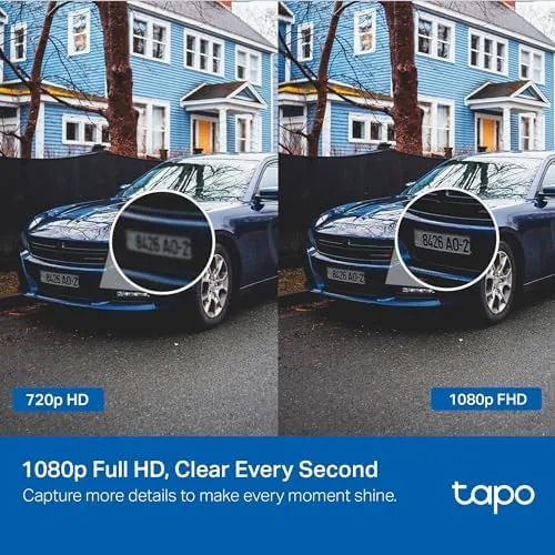 The Tapo 1080P Outdoor Wired Pan/Tilt Security Wi-Fi Camera, 360° View compared in context