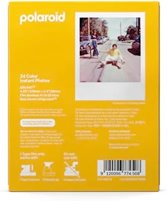Developed i-Type photos laid out showing color and contrast