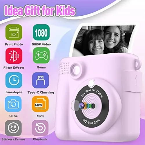 Close up of the large buttons and flip up lens on the front of the camera