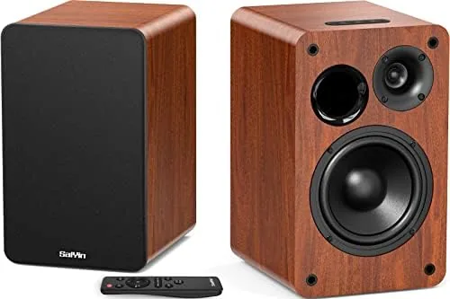 Saiyin Bluetooth Bookshelf Speakers for Record Player, Powered Studio Monitor Speaker with 5.2 Inch Review: Tested and Rated
