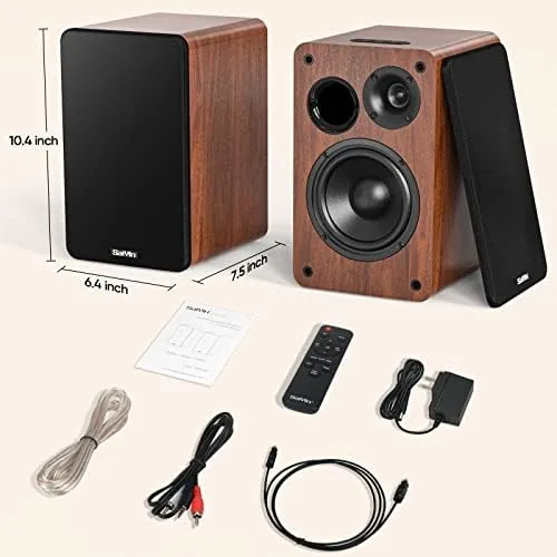 Testing the Saiyin Bluetooth Bookshelf Speakers for Record Player, Powered Studio Monitor over two weeks
