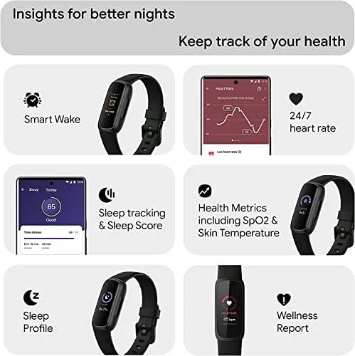 The Fitbit Inspire 3 Health & Fitness Activity Tracker (Black) with in real use