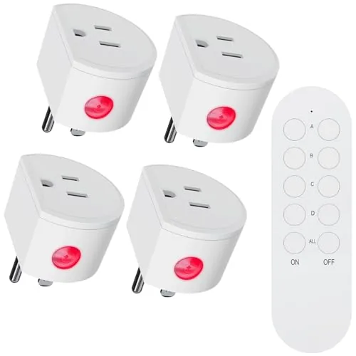 Remote Control Outlet 10A Wireless Light Switch for Household Appliances, 130 FT Range, Smart Review: Tested and Rated