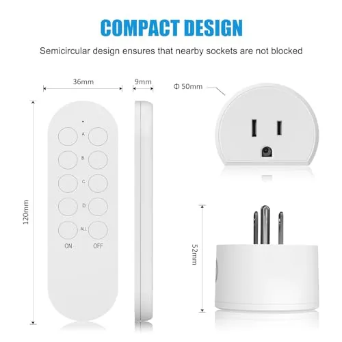 Testing the Remote Control Outlet 10A Wireless Light Switch for Household Appliances over two weeks