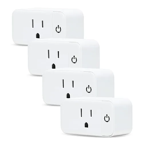 4 Pack Smart Home Wi-Fi Plugs - Alexa & Google Home Compatible, White, Toggle Review: Tested and Rated