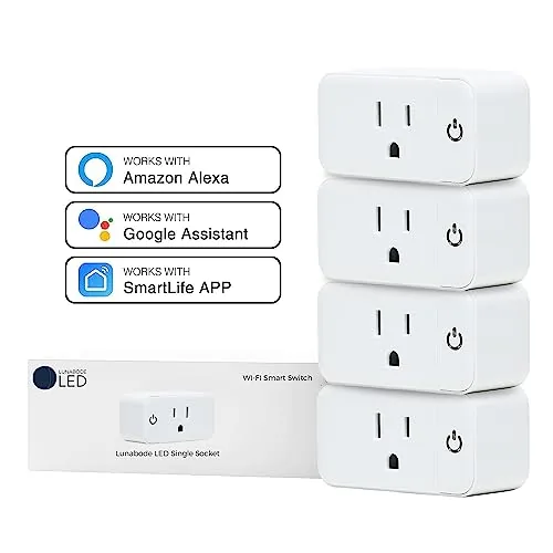 Close look at the 4 Pack Smart Home Wi-Fi Plugs - Alexa & Google build quality
