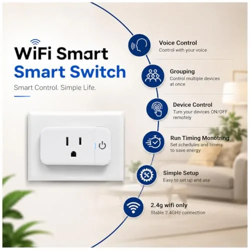 The 4 Pack Smart Home Wi-Fi Plugs - Alexa & Google in real use