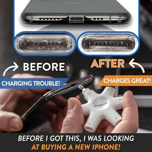 Close look at the USB-C Multi-Tool Kit Repair & Clean Phone,Tablet,PC Ports (Black) | build quality