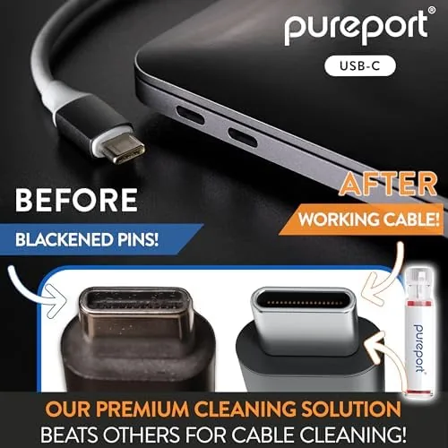 The USB-C Multi-Tool Kit Repair & Clean Phone,Tablet,PC Ports (Black) | in real use