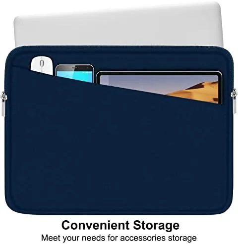 Close look at the Laptop Sleeve Case, 15.6 inch, Durable Computer Carrying Bag Protective build quality