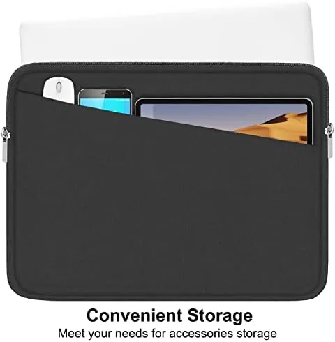 Close look at the 15.6 inch Laptop Case, Durable Computer Carrying Bag Protective Case build quality