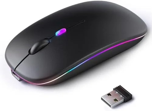 KANMABPC Wireless Bluetooth Mouse, Silent Dual Mode Mouse(Black) | Supports Bluetooth 5.2 and 2.4G Review: Tested and Rated