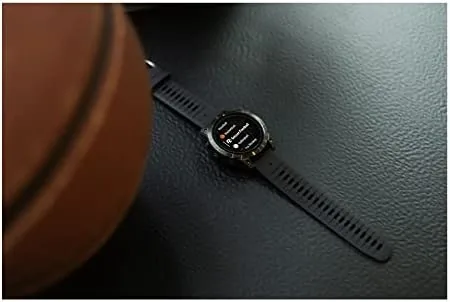 Close up of the epix Pro case showing the titanium bezel and the flashlight LED at the top