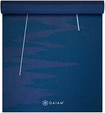 Close look at the Gaiam Yoga Mat Classic Print, 4mm Non-Slip Mat | Lightweight build quality